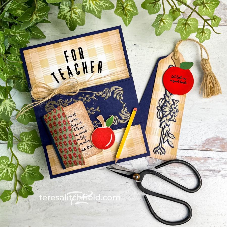 Go-To Gift Card Holder: Book Scrolls Stamp Set