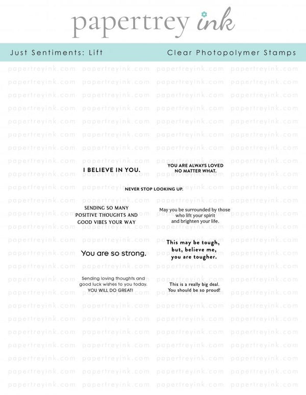 Just Sentiments: Lift Mini Stamp Set