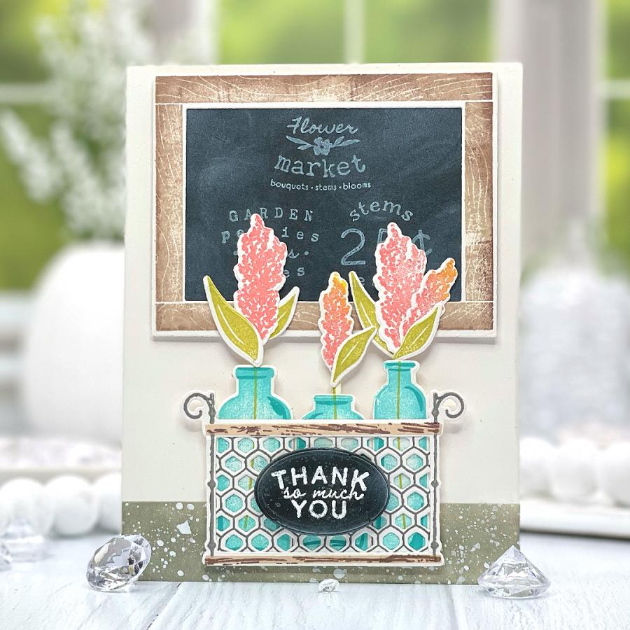 Vase Collection Rustic Add-Ons Mini Stamp Set