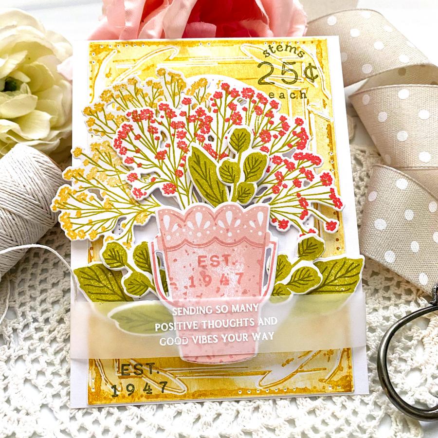 Vase Collection Rustic Add-Ons Mini Stamp Set