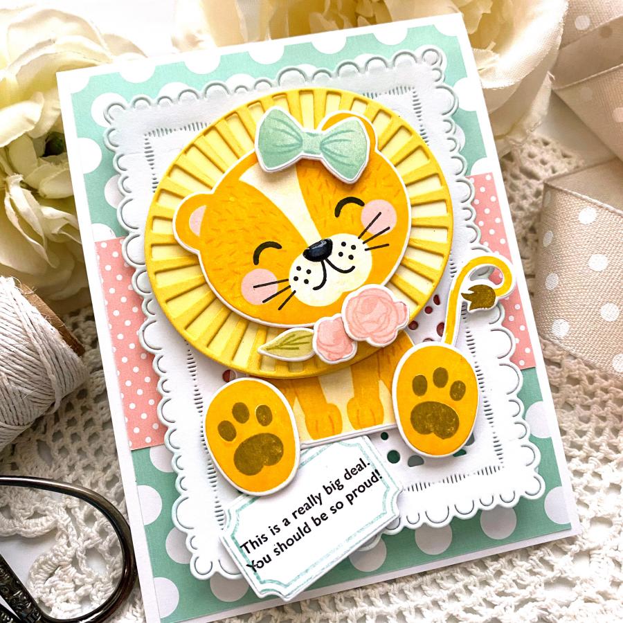 Build-A-Lion Stamp Set