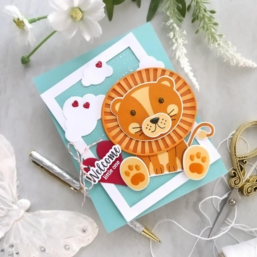 Build-A-Lion Stamp Set