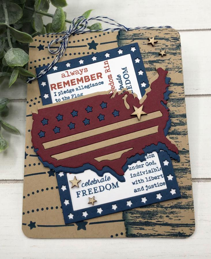 Wood Plank Background Stamp Set