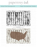 Wood Plank Background Stamp Set