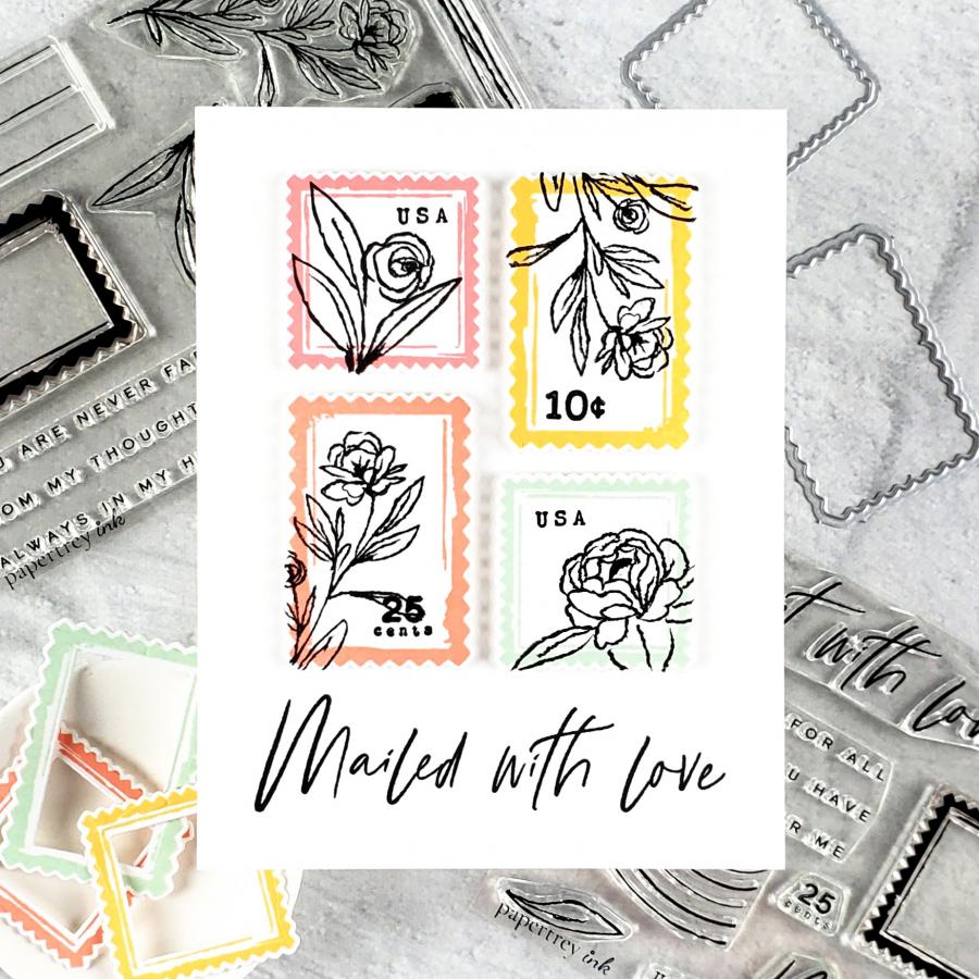 Vintage Postage Stamp Set