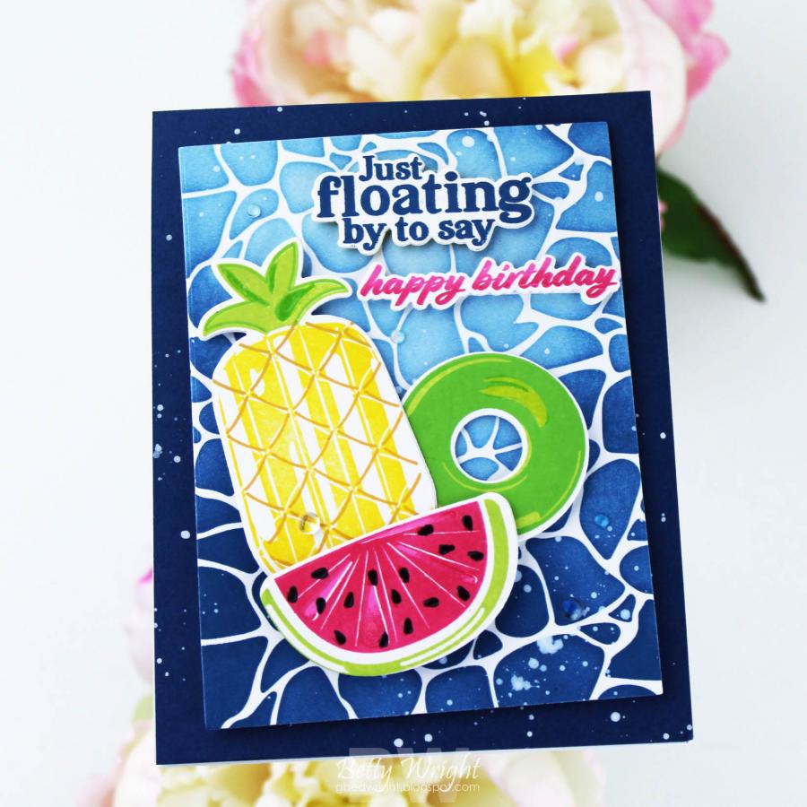 Floating By Stamp Set