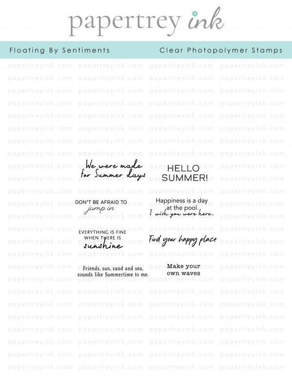 Floating By Sentiments Mini Stamp Set