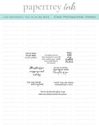 Just Sentiments: You're on My Mind Mini Stamp Set