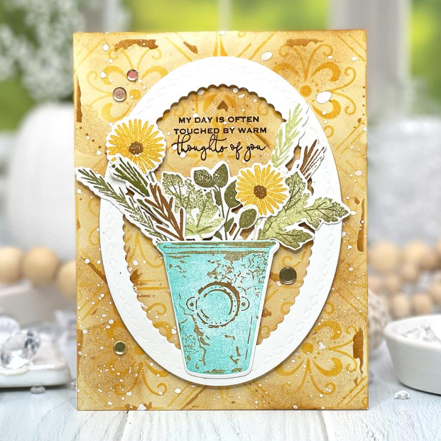 Vase Collection 11 Mini Stamp Set