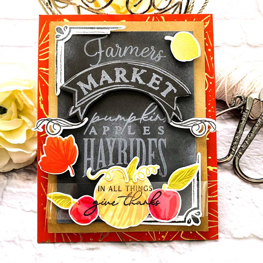 Fall Farmer's Market Stamp Set