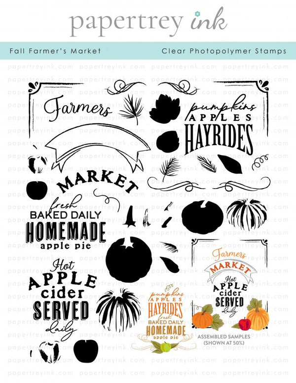 Fall Farmer's Market Stamp Set