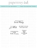 Thankful for Fall Sentiments Mini Stamp Set
