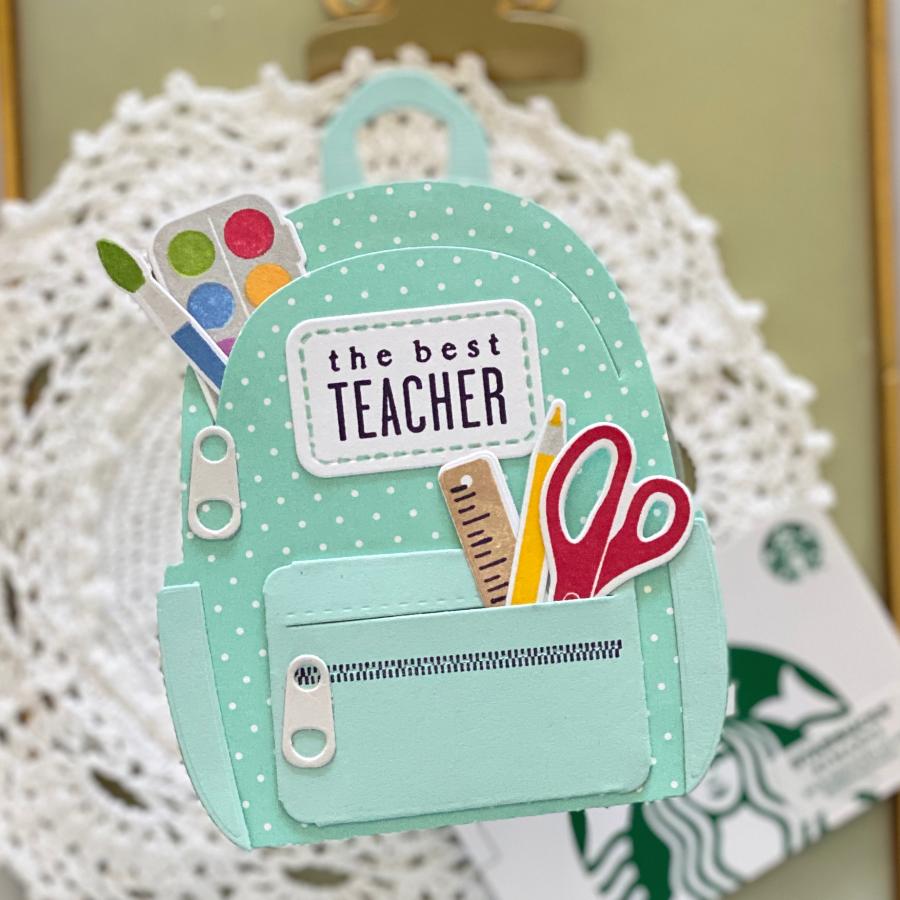 Go-To Gift Card Holder: Backpack Accessories Stamp Set