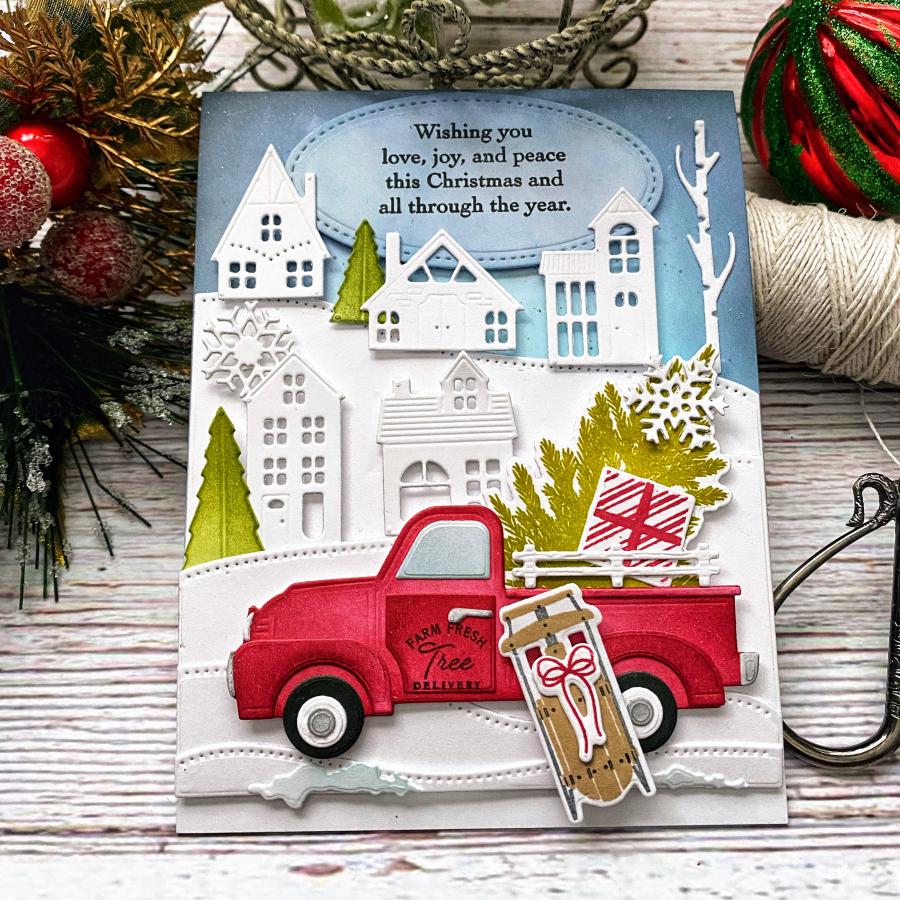 Snowy Truck Accessories Stamp Set