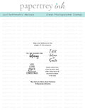 Just Sentiments: Believe Mini Stamp Set