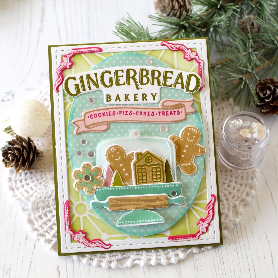 Gingerbread Bakery Stamp Set