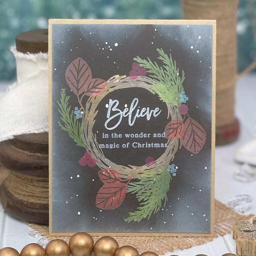Larger than Life: Believe Sentiments Mini Stamp Set