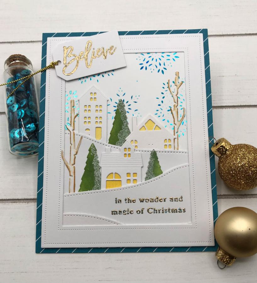 Larger than Life: Believe Sentiments Mini Stamp Set