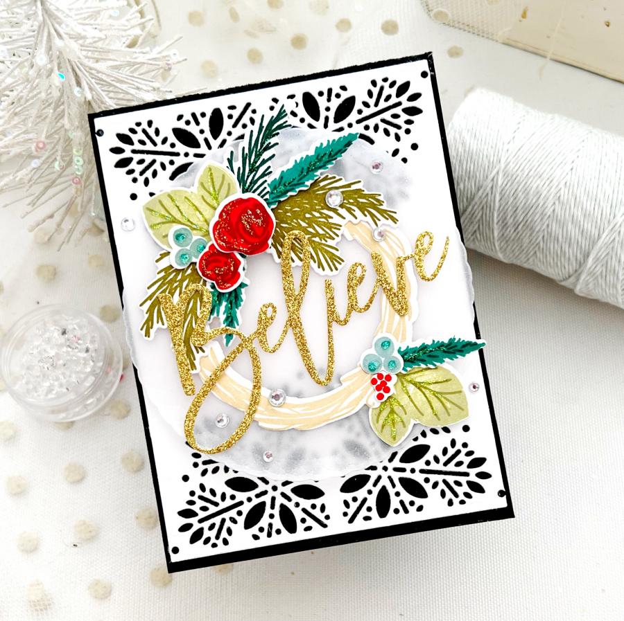 Larger than Life: Believe Sentiments Mini Stamp Set
