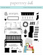Winter Bench Stamp Set