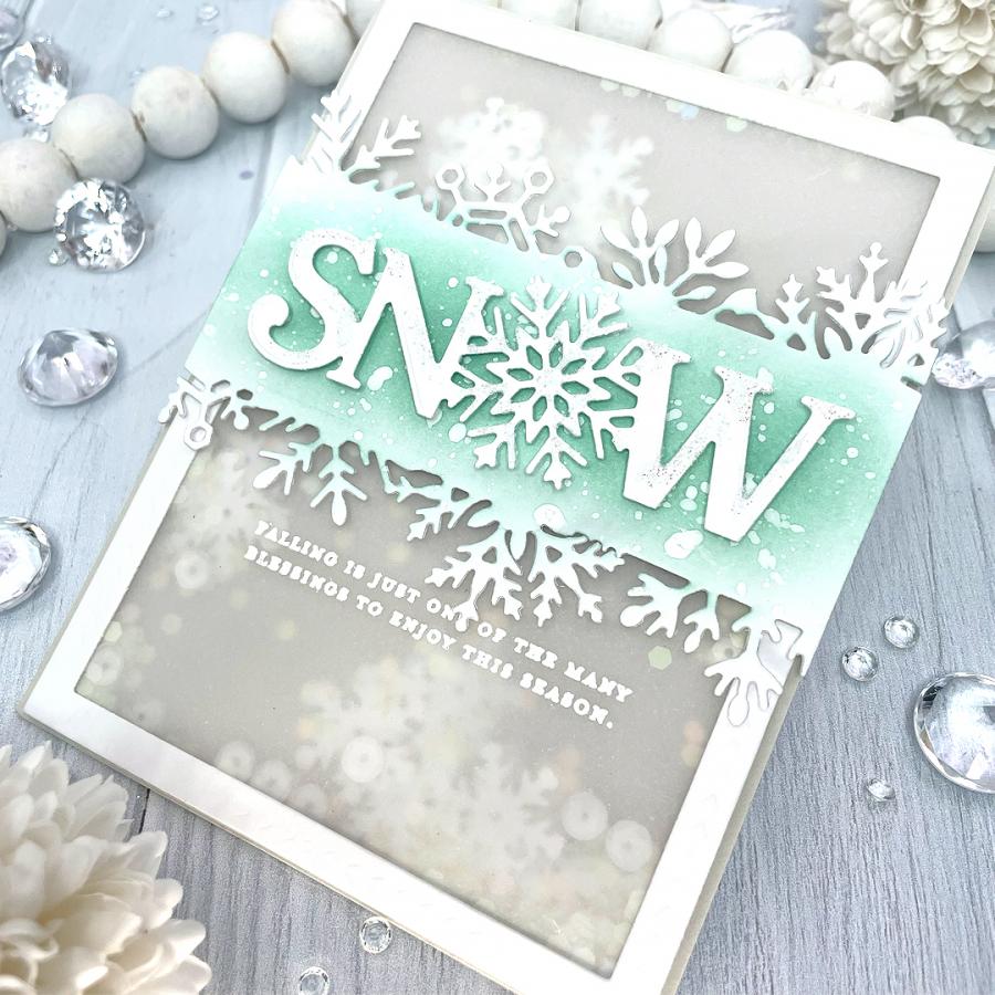 Larger than Life: Snow Mini Stamp Set