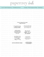 Just Sentiments: Celebration Mini Stamp Set