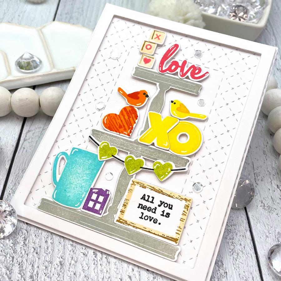 Tiers of Cheer: Valentine Mini Stamp Set