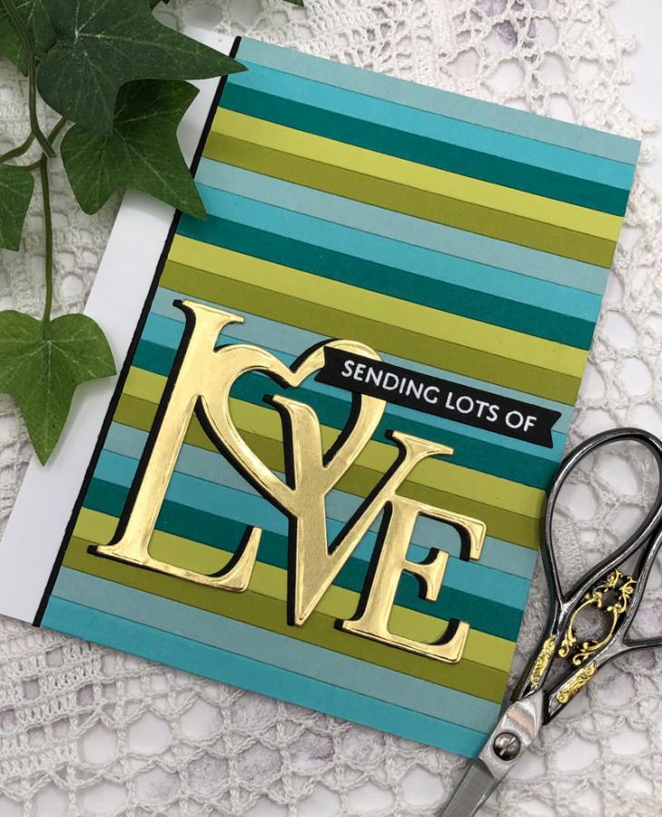 Larger than Life: Love Sentiments Mini Stamp Set