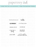 Larger than Life: Love Sentiments Mini Stamp Set