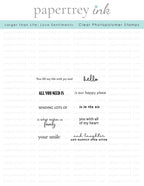 Larger than Life: Love Sentiments Mini Stamp Set