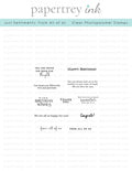 Just Sentiments: From All of Us Mini Stamp Set