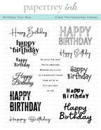 Birthday Your Way Stamp Set