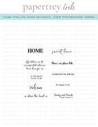 Larger than Life: Home Sentiments Mini Stamp Set