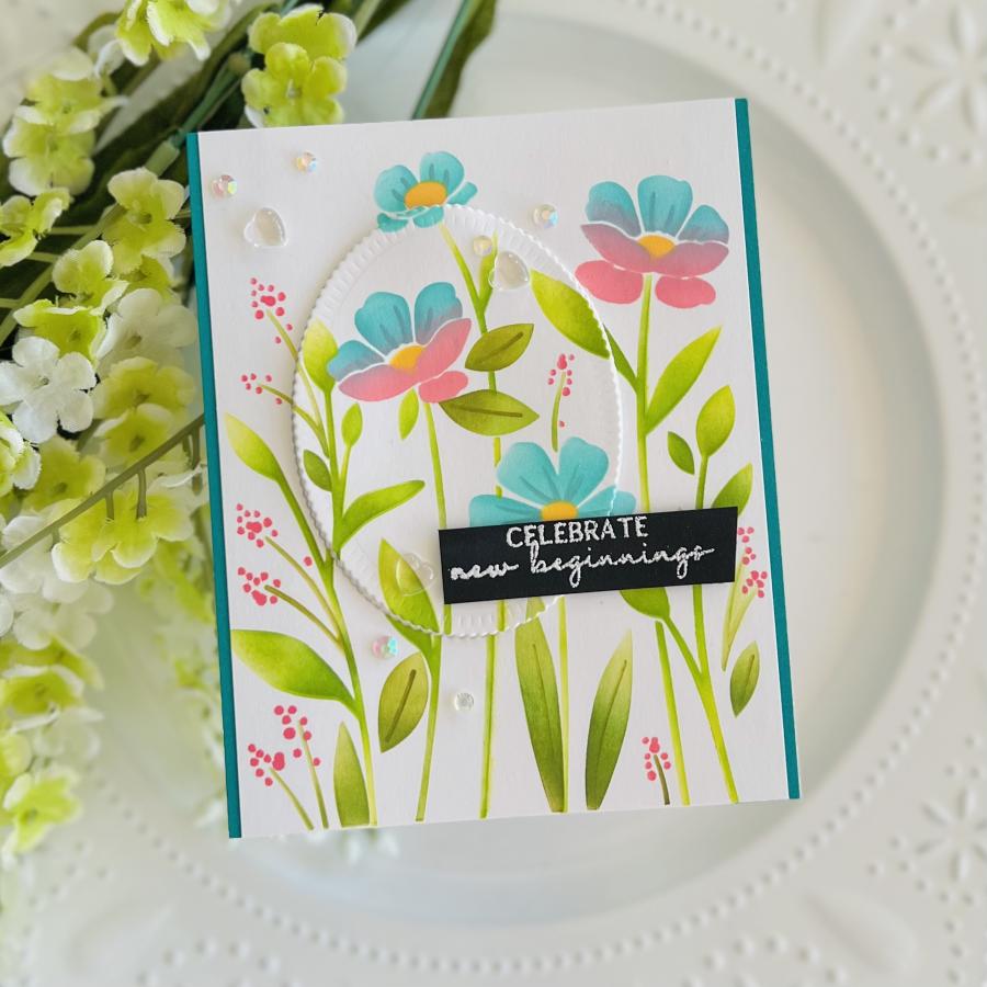 Just Sentiments: Welcome Spring Mini Stamp Set