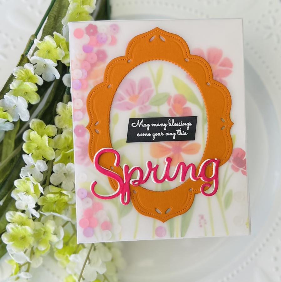 Larger than Life: Spring Sentiments Mini Stamp Set