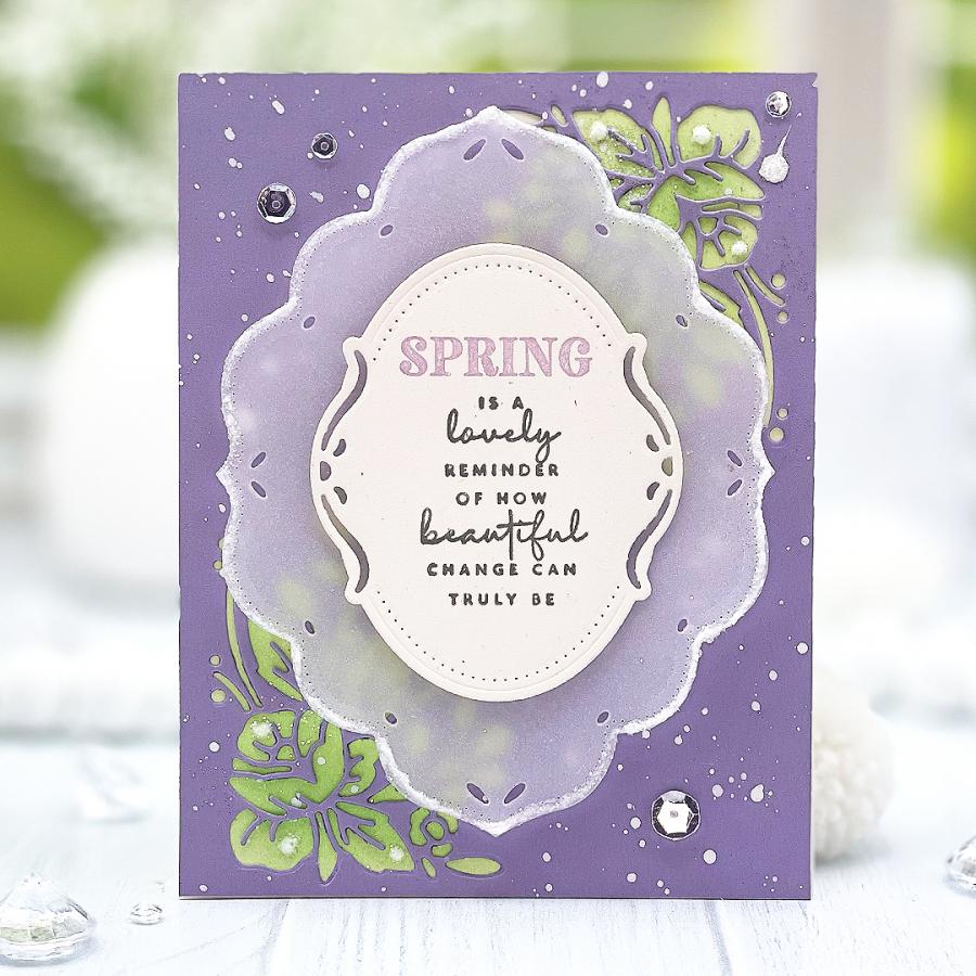 Larger than Life: Spring Sentiments Mini Stamp Set