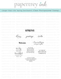 Larger than Life: Spring Sentiments Mini Stamp Set