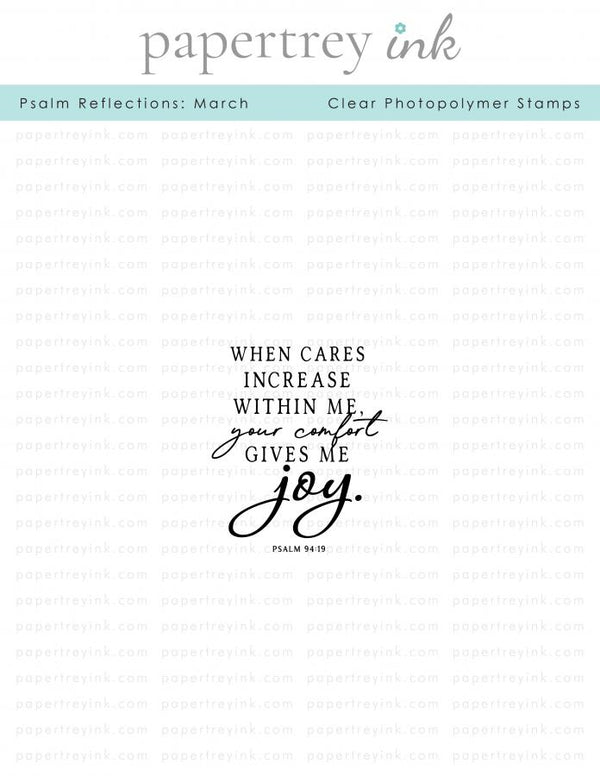 Psalm Reflections: March Mini Stamp Set