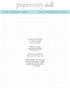 Inside Greetings: Family Mini Stamp Set