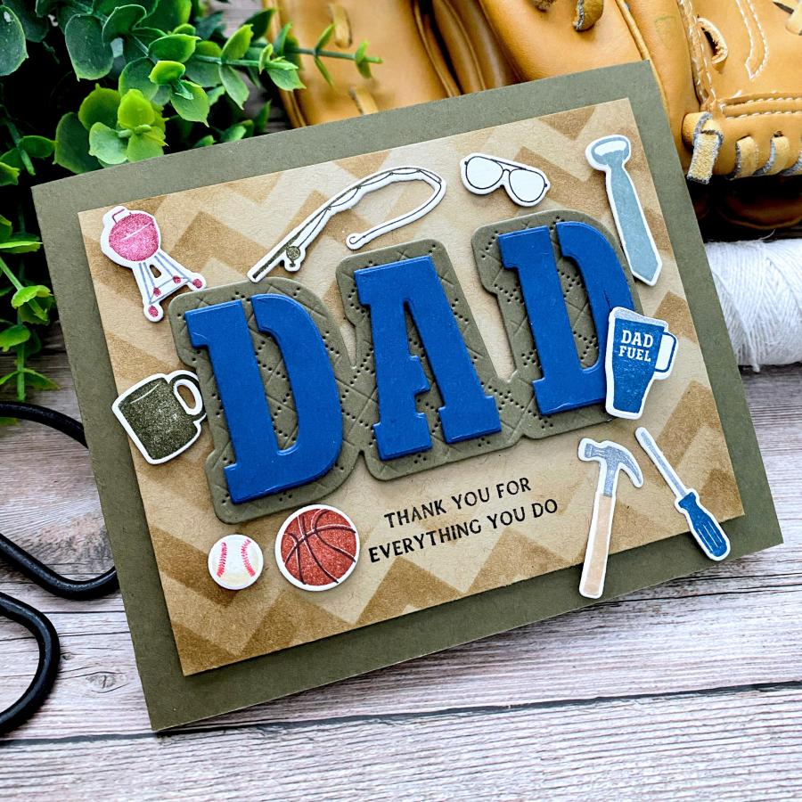 Just for Dad Mini Stamp Set