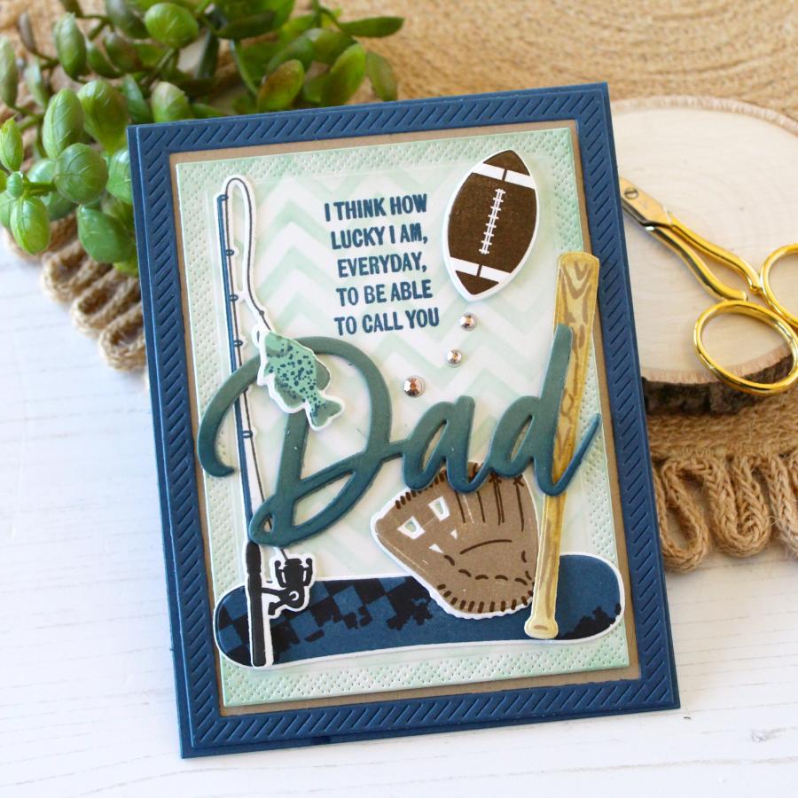 Larger than Life: Dad Mini Stamp Set