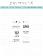 Larger than Life: Dad Mini Stamp Set