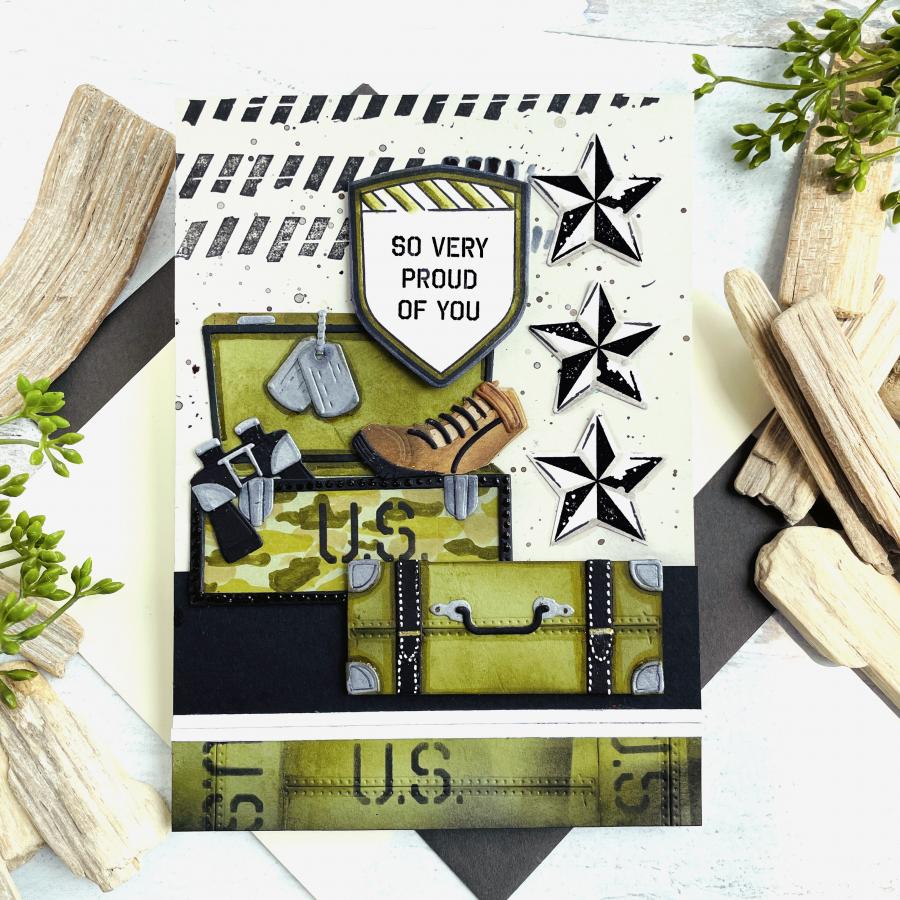 Our Heroes Stamp Set