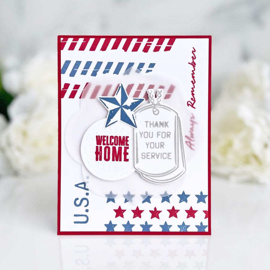 Our Heroes Stamp Set