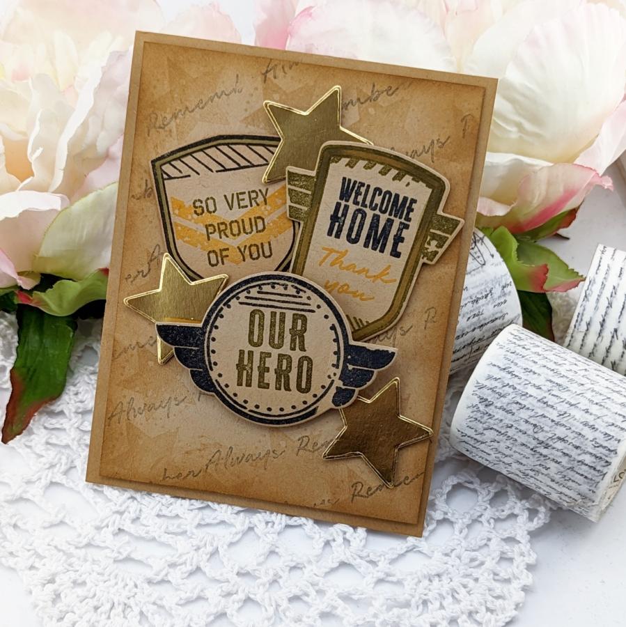 Our Heroes Stamp Set