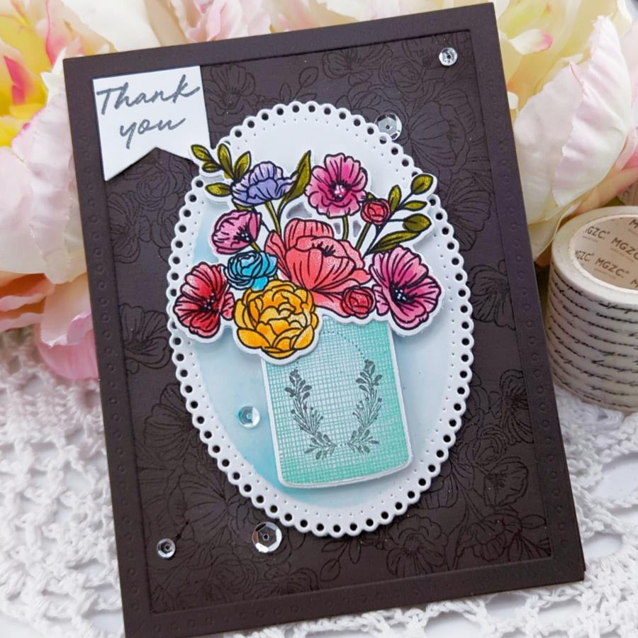 Vase Collection 18 Stamp Set