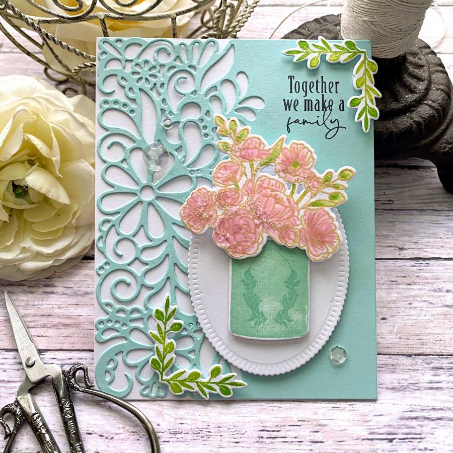 Vase Collection 18 Stamp Set