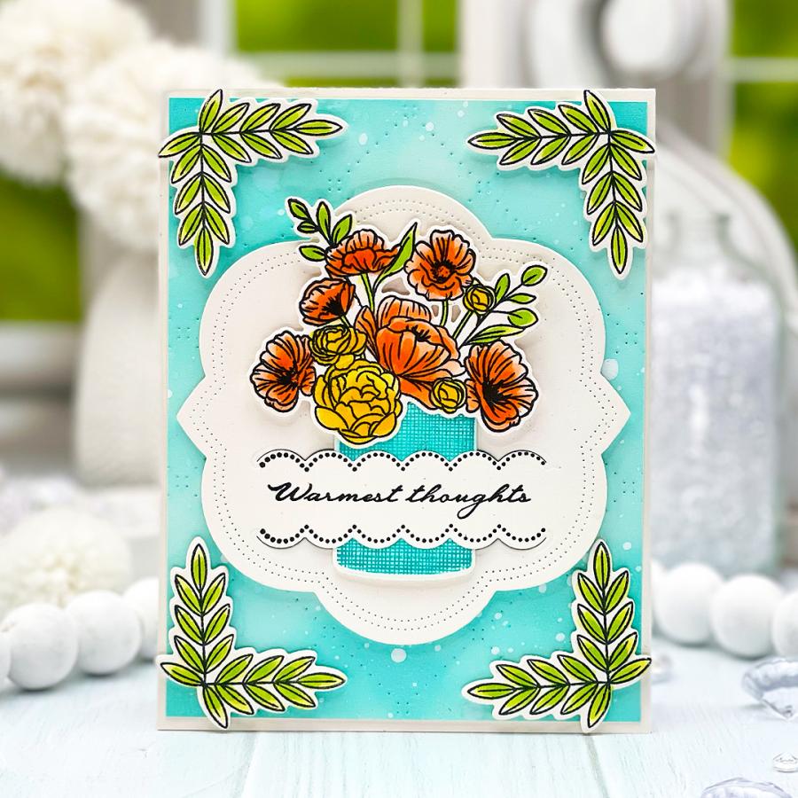 Vase Collection 18 Stamp Set