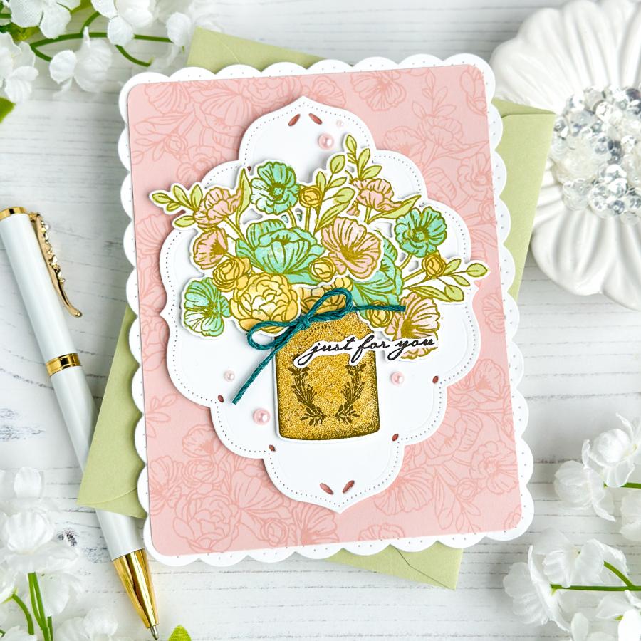Vase Collection 18 Stamp Set