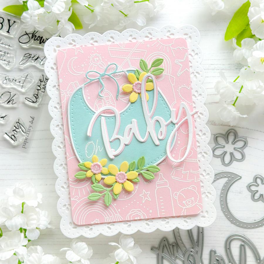 Larger than Life: Baby Sentiments Mini Stamp Set